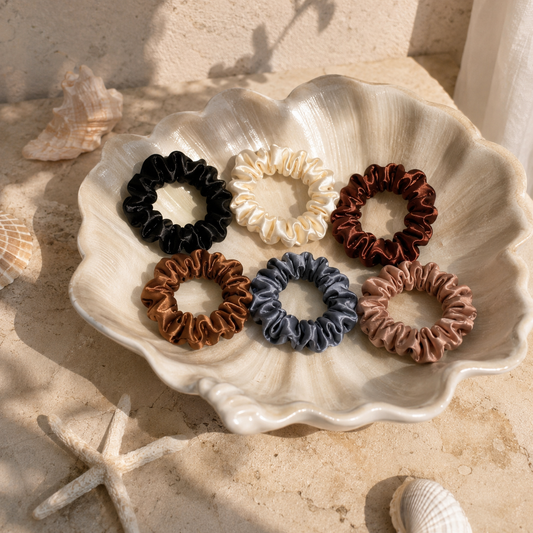6-Piece Satin Scrunchie Set