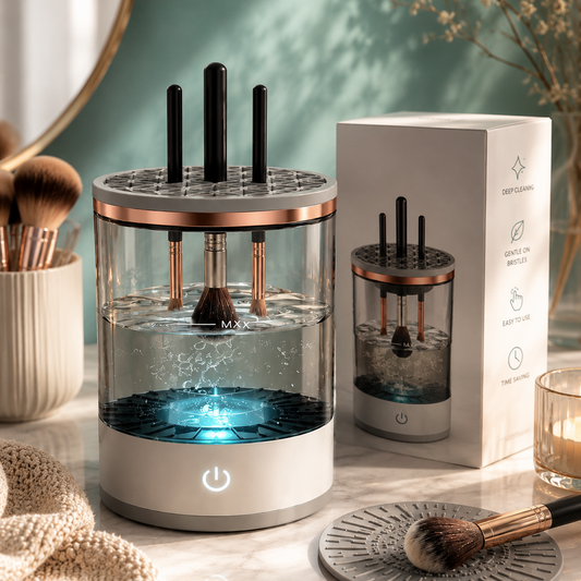 Automatic Makeup Brush Cleaner